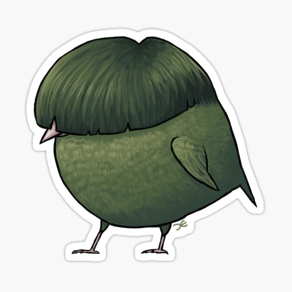 Cute Fat Finch Sticker