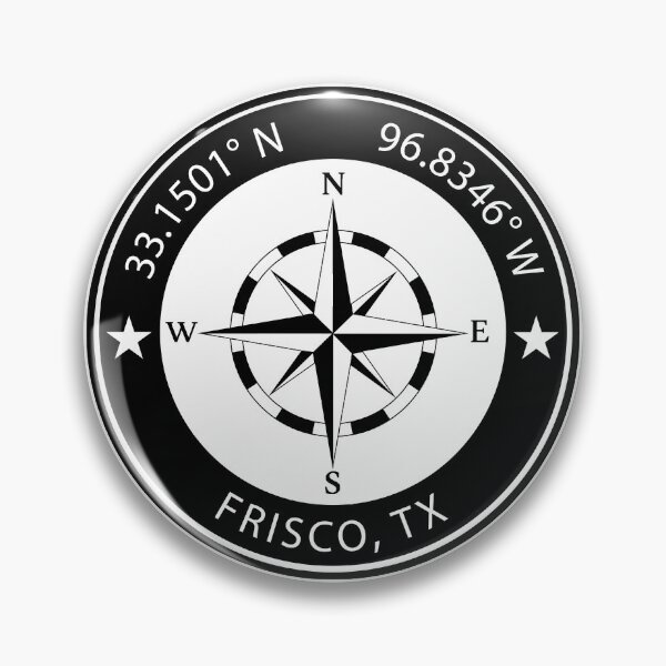 Item preview, Frisco, Texas Geographical Coordinates designed and sold by TeeOhGraphics.