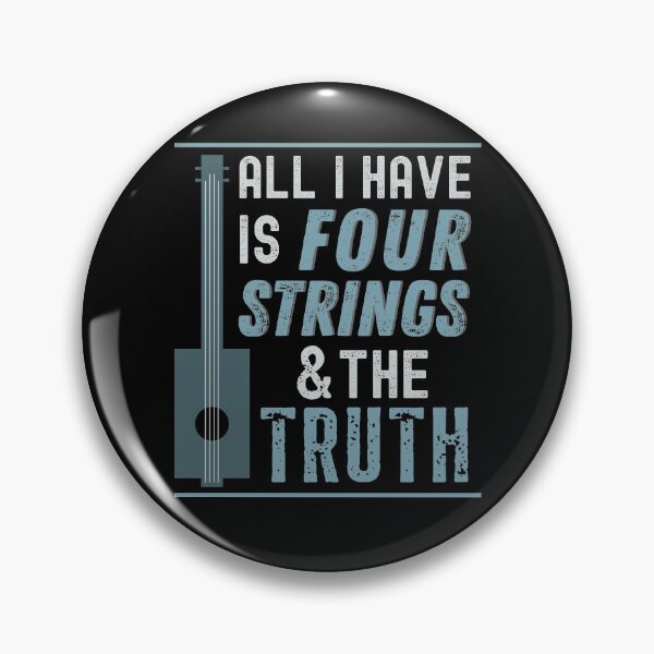 Item preview, All I Have Is 4 Strings And The Truth Cigar Box Guitar designed and sold by 12BarTees.