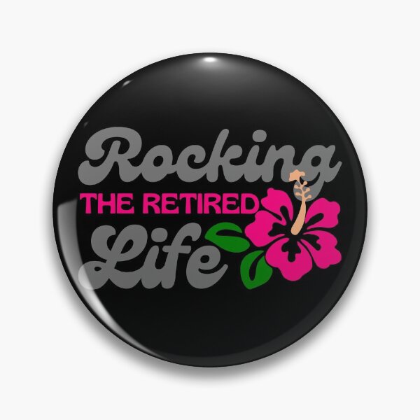 Item preview, Rocking The Retirement Life Pink Hibiscus designed and sold by SweetAndSpice.