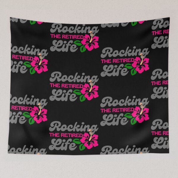Item preview, Rocking The Retirement Life Pink Hibiscus designed and sold by SweetAndSpice.