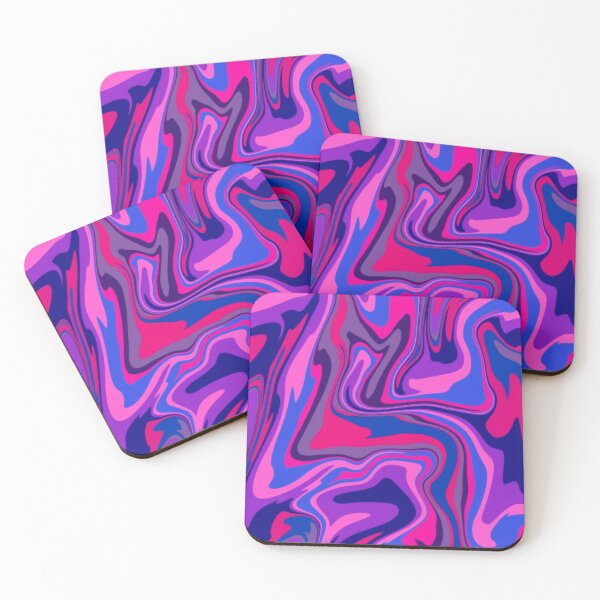 Item preview, subtle bisexual pride marble swirl designed and sold by paintedpaw-cat.