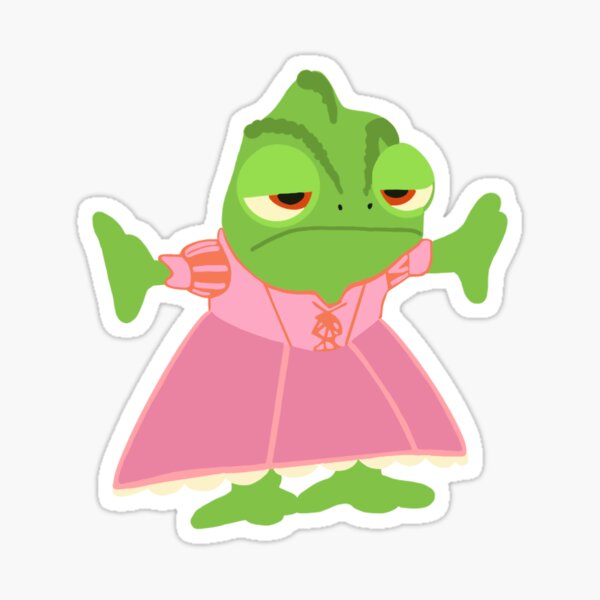 Pascal Rapunzel Sticker and Accesories | Art Board Print