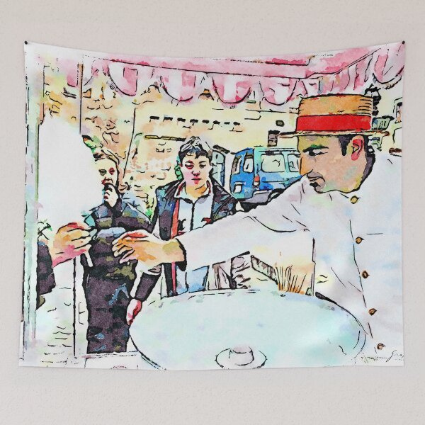Item preview, Barbarano Romano: the candy floss seller designed and sold by Giuseppe Cocco.