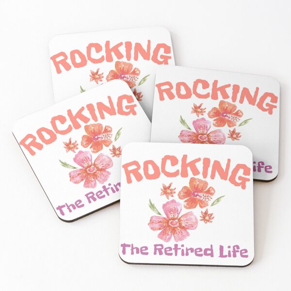 Item preview, Rocking The Retirement Life Orange and Pink Hibiscus designed and sold by SweetAndSpice.