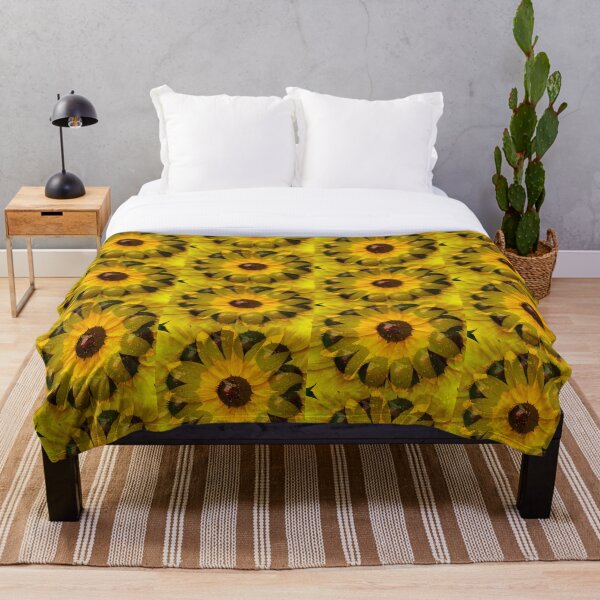 Item preview, Black-eyed Susan Illusion Print designed and sold by ArtIAM8.