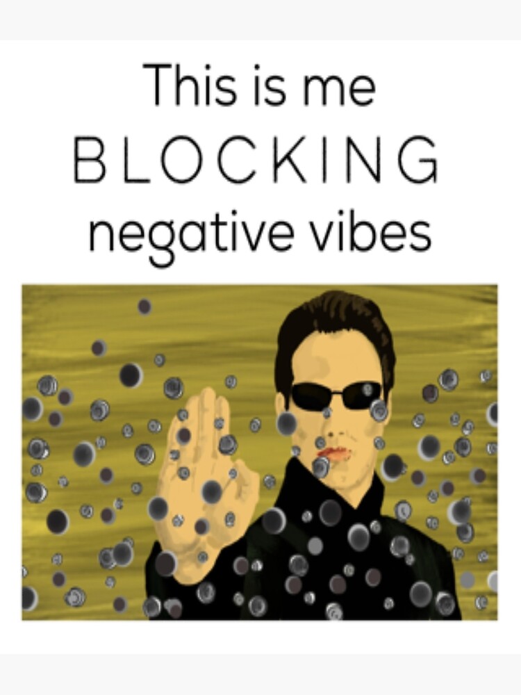 this-is-me-blocking-negative-vibes-metal-print-by-freespirit724