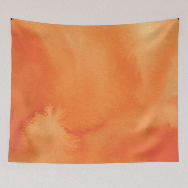 Item preview, Orange Watercolour Background  designed and sold by NoonFruit.