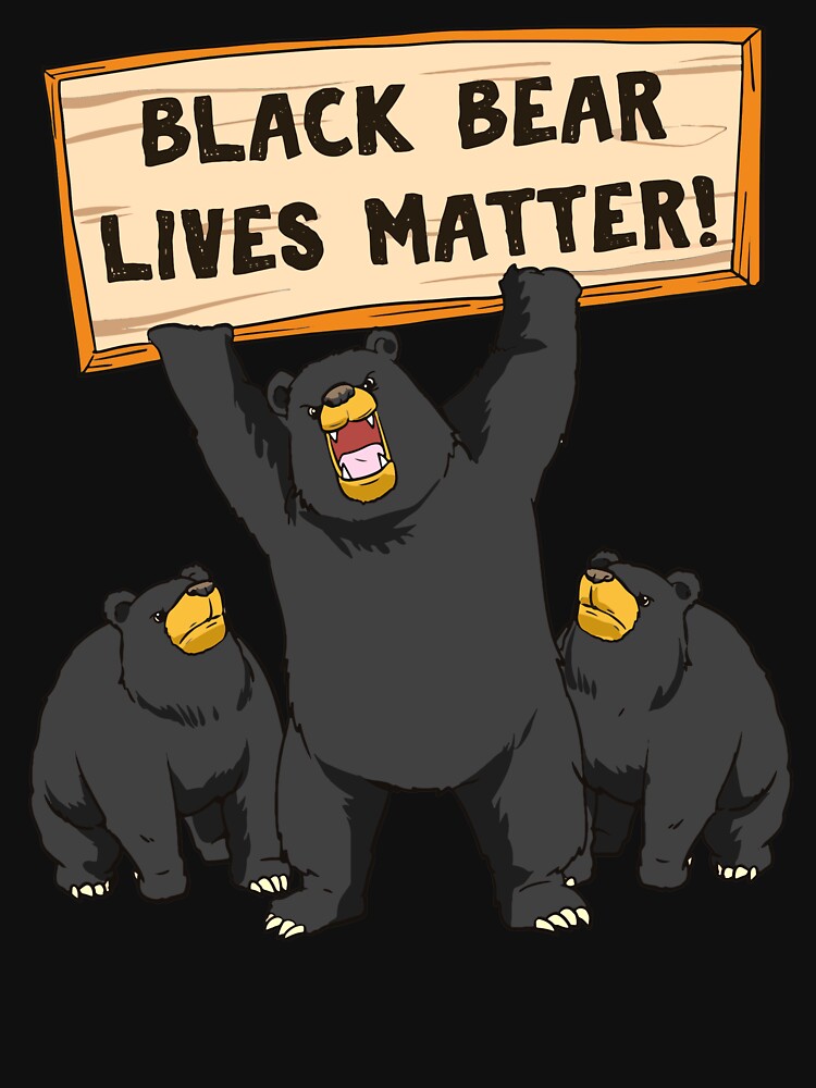 Animal Lover Bear Lives Matter Save The Bears T-Shirt