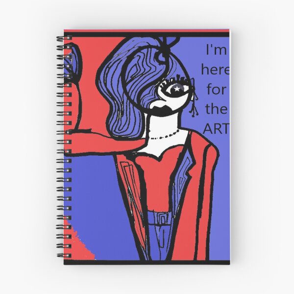 Item preview, I'm here for the Art designed and sold by AileenCreates.