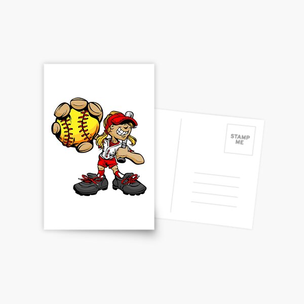 Funny cartoon baseball player Sticker for Sale by lovingangela