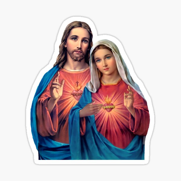 37 Pcs Catholic Religious Stickers Sacred Heart Jesus Mary Holy Family  Therese 