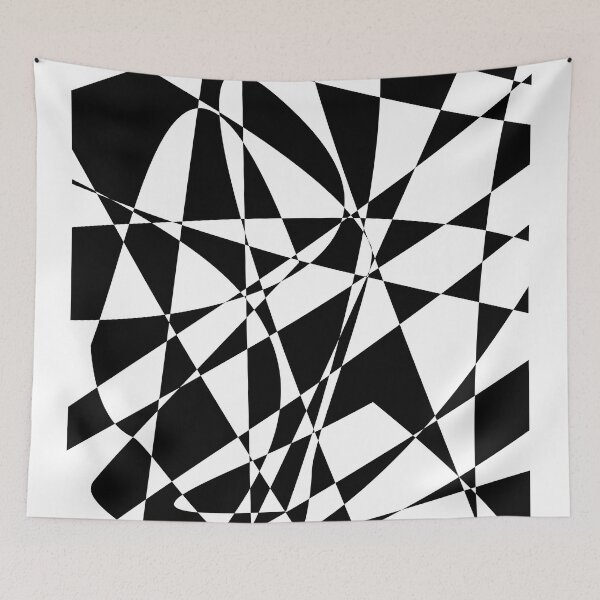 Item preview, Funny black and white pattern designed and sold by Kreativa1.