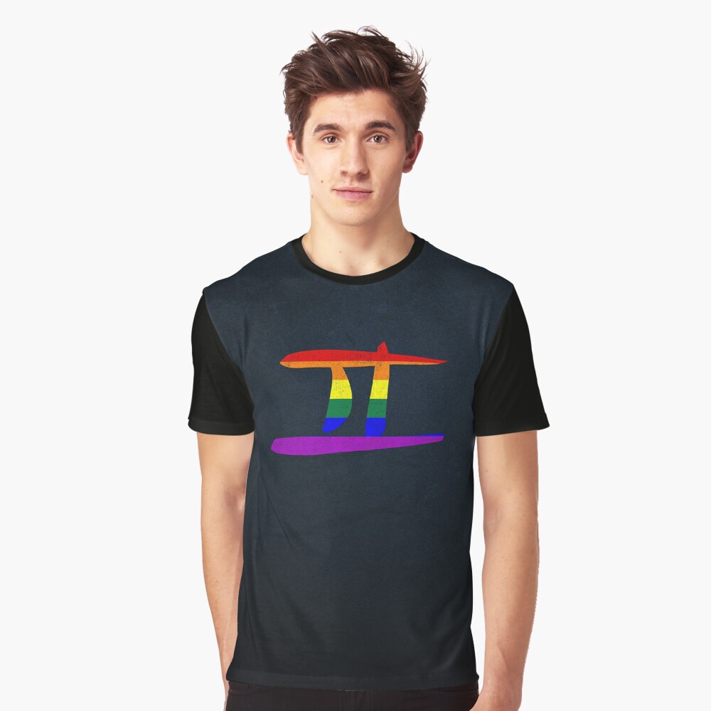 gay pride symbol on shirt