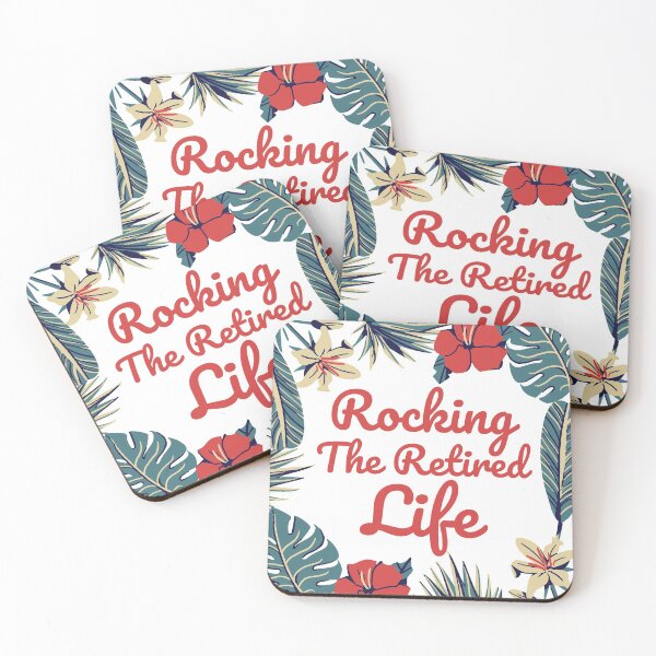 Item preview, Rocking The Retirement Life Flowers and Leaves Design designed and sold by SweetAndSpice.