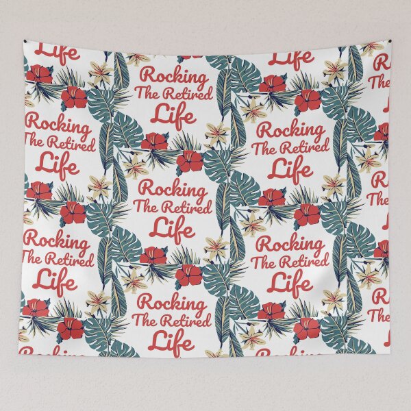 Item preview, Rocking The Retirement Life Flowers and Leaves Design designed and sold by SweetAndSpice.