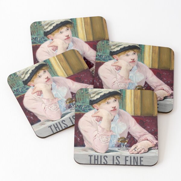 Item preview, Edouard Manet's Plum Brandy Captioned designed and sold by hashnan21.
