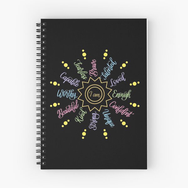 Item preview, I am Positive Self Affirmations in Black designed and sold by Kelly Leung.