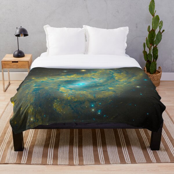 Item preview, Space Spiral Galaxy Swirling Blue designed and sold by Rachel Pile.