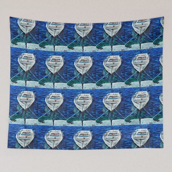 Item preview, ACRYLIC BOAT PAINTING designed and sold by IvanaKada.