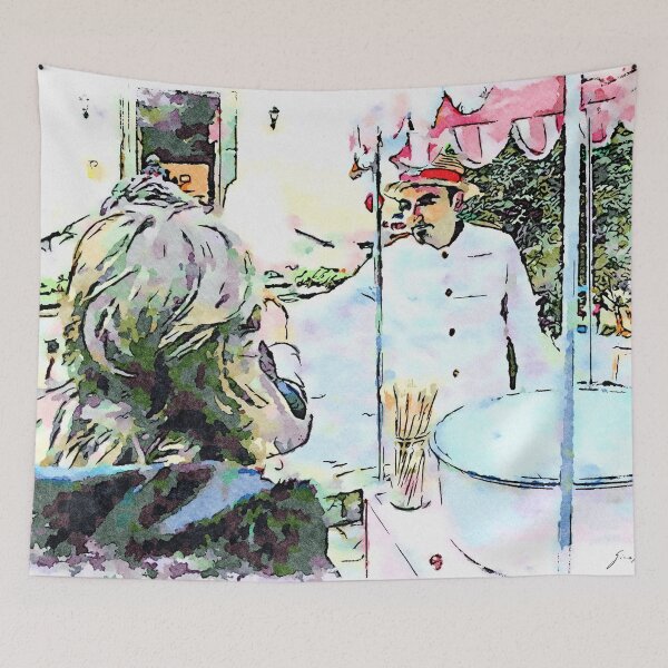 Item preview, Barbarano Romano: the candy floss seller designed and sold by Giuseppe Cocco.