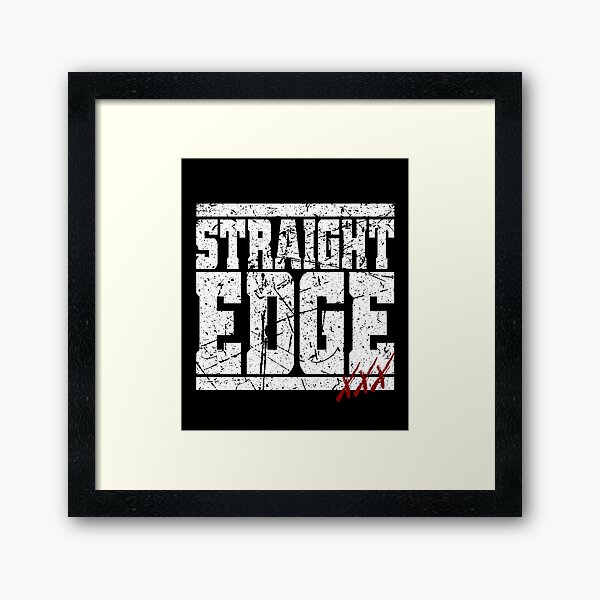 Item preview, Straight Edge Saying Quote For Straight Edger Lifestyle XXX Straight Edge Saying & Gift For Edger Society designed and sold by EDcreations.