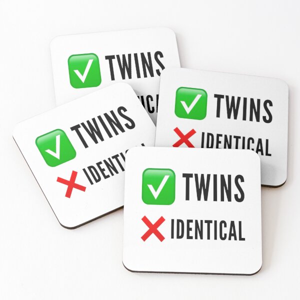 Item preview, Twins Not Identical designed and sold by SocialWest.