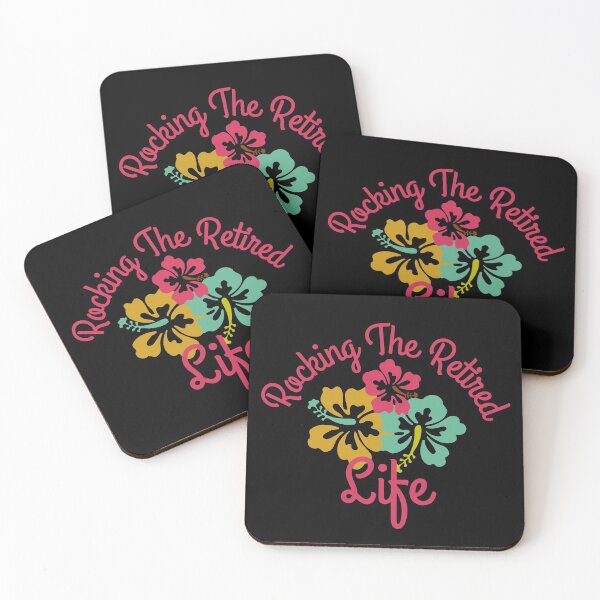 Item preview, Rocking The Retirement Life Three Hibiscus Design designed and sold by SweetAndSpice.