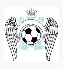 Vintage football graphics Photographic Print