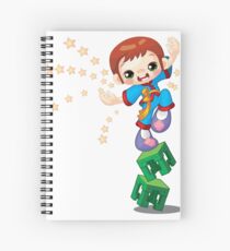 Karate kid design Spiral Notebook