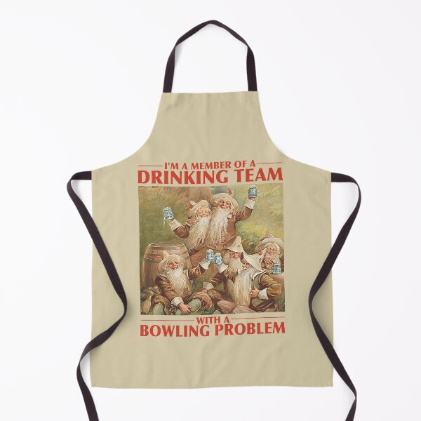 Item preview, Drinking Team With a Bowling Problem | Funny Vintage designed and sold by Petra Becker.