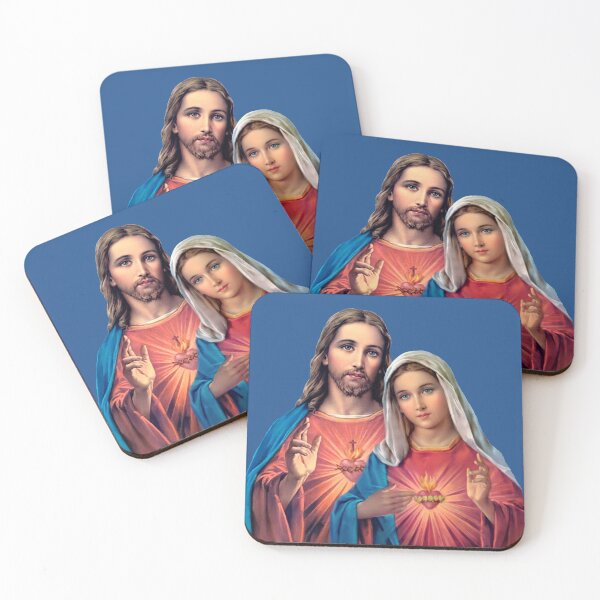 Item preview, Twin Hearts very close together - I (Jesus and Mary) transparent background designed and sold by Brasilia.