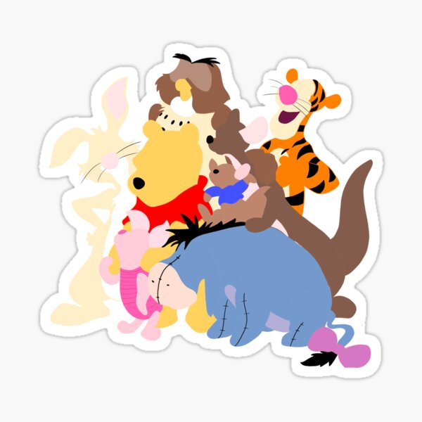 Pooh and friends Sticker