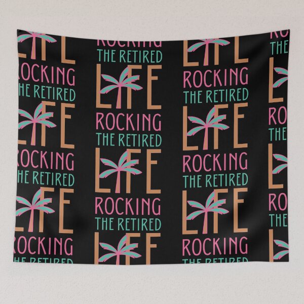 Item preview, Rocking The Retirement Life Palm Tree Design designed and sold by SweetAndSpice.