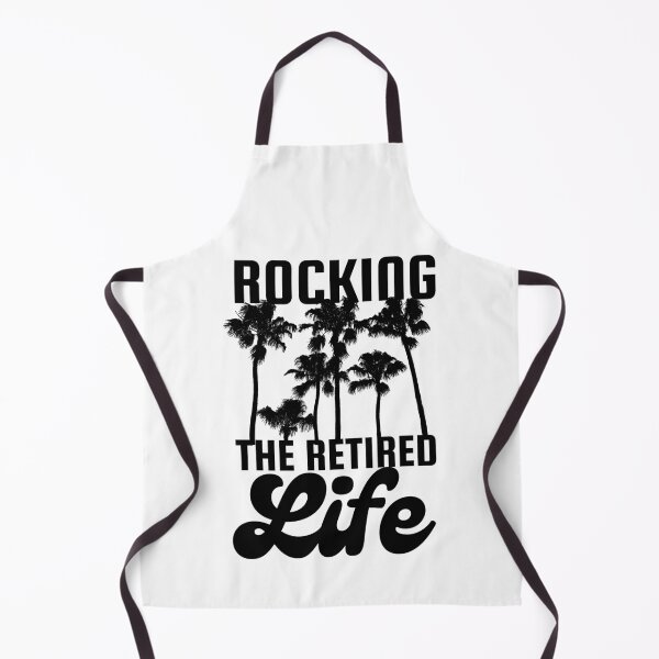 Item preview, Rocking The Retirement Life Palm Trees Black Design designed and sold by SweetAndSpice.