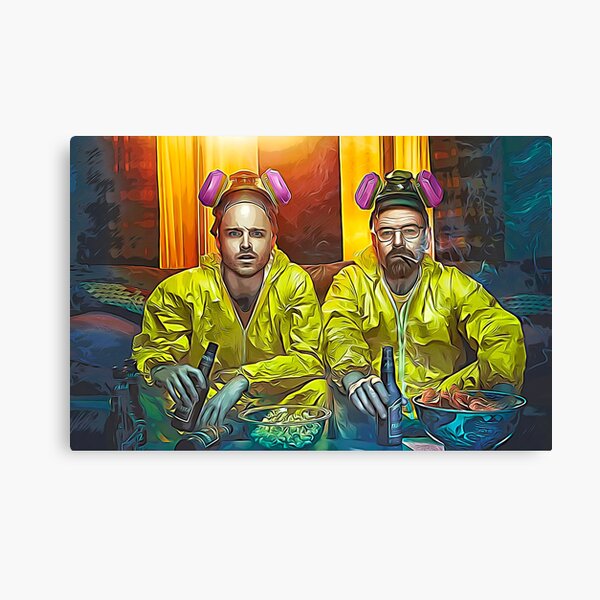 Canvas Pictures 60 x 90 cm Unframed Rick and Morty Breaking Bad