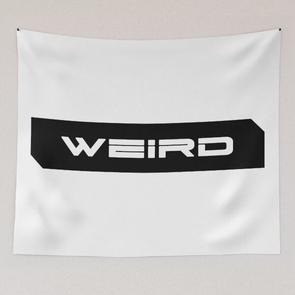 Item preview, Weird simple cyberpunk urban slang letters white designed and sold by Swiiing.