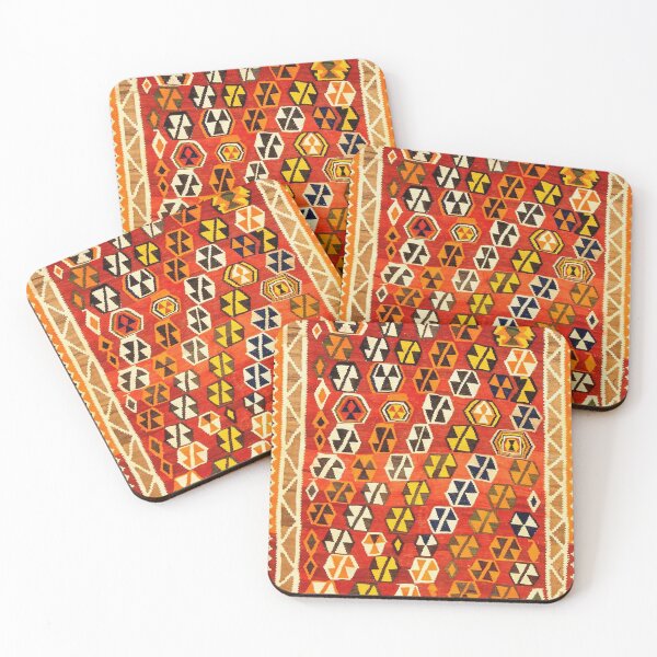 Item preview, Shiraz Vintage Turkish Kilim Print designed and sold by Vicky Brago-Mitchell®.