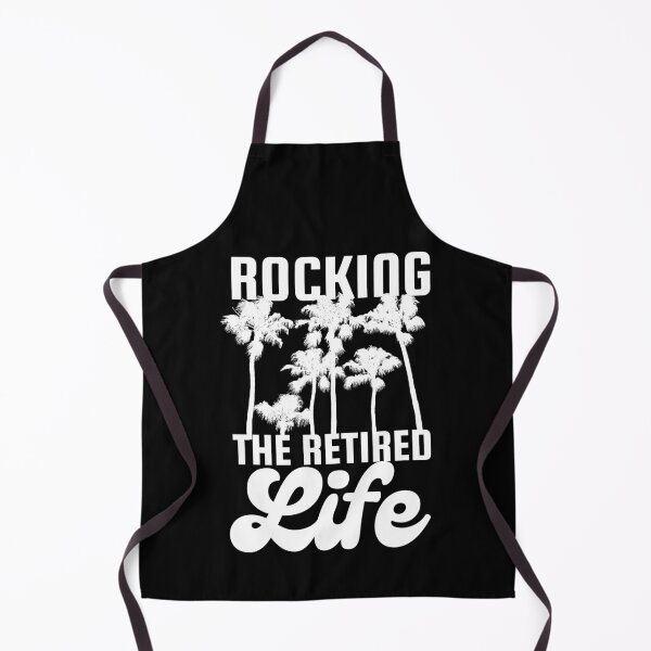 Item preview, Rocking The Retirement Life Palm Trees White Design designed and sold by SweetAndSpice.