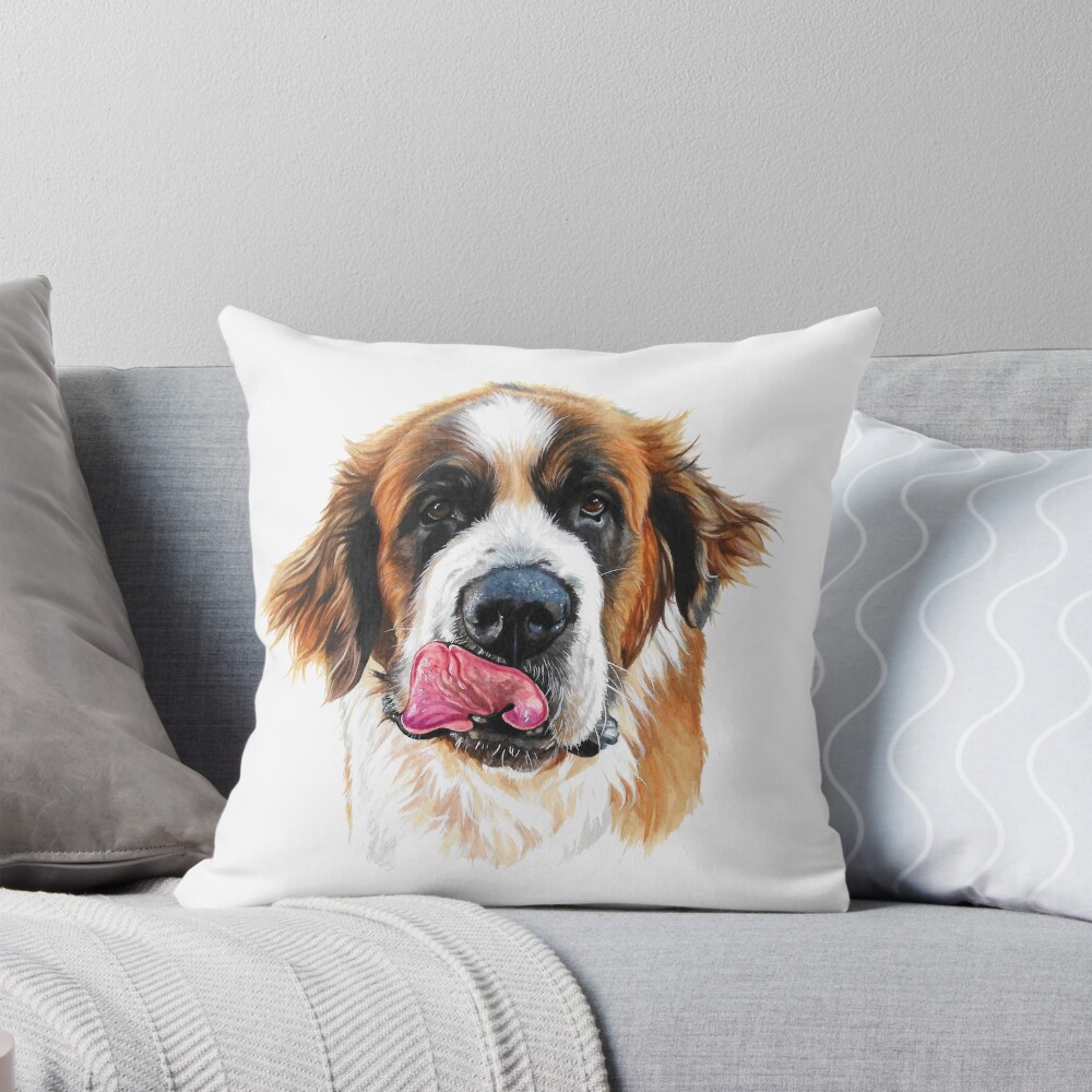 Item preview, Throw Pillow designed and sold by RozThompsonArt.