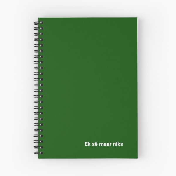Artikelvorschau, Ek se maar niks, weißer Text entworfen und verkauft von FunkiFunki.