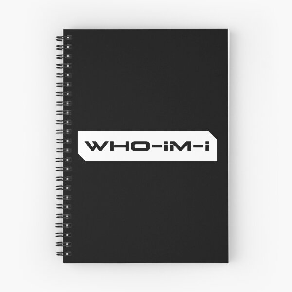 Item preview, Who im i simple cyberpunk urban slang letters black designed and sold by Swiiing.