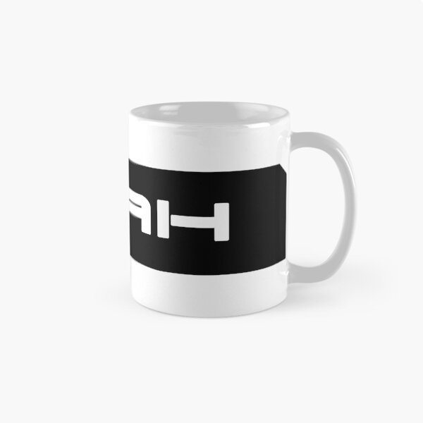 Artikelvorschau, Ja, einfache Cyberpunk Urban Slang Buchstaben weiß entworfen und verkauft von Swiiing.