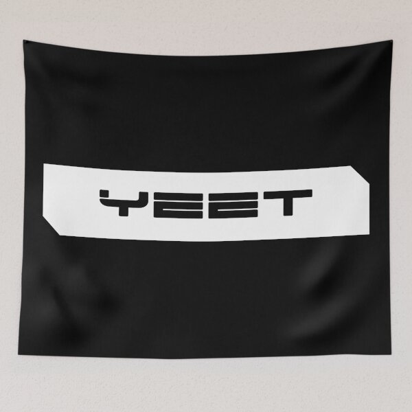 Item preview, Yeet simple cyberpunk urban slang letters black designed and sold by Swiiing.