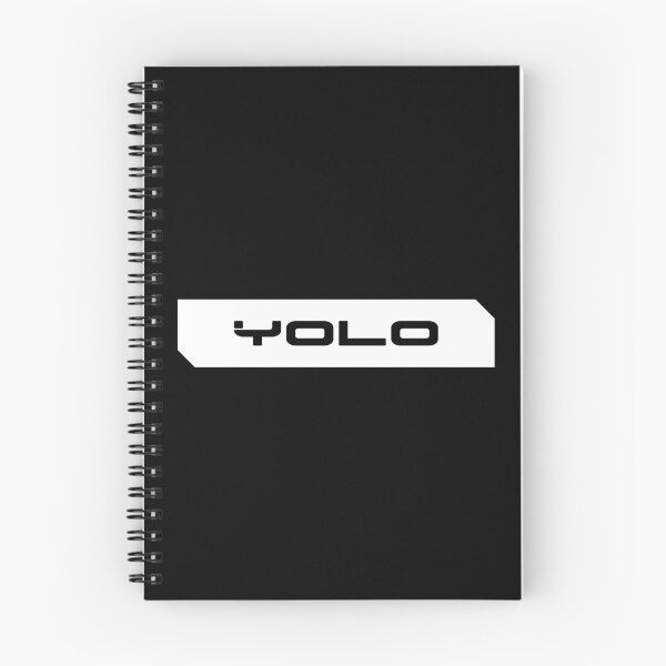 Item preview, Yolo simple cyberpunk urban slang letters black designed and sold by Swiiing.