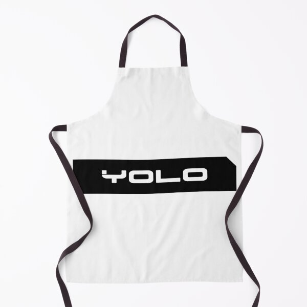 Item preview, Yolo simple cyberpunk urban slang letters white designed and sold by Swiiing.