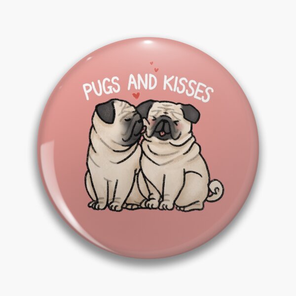 Item preview, Pugs and Kisses designed and sold by drawforpun.