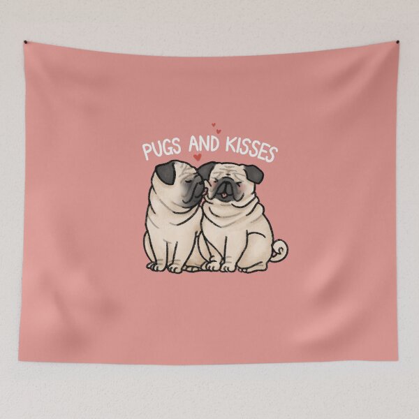 Item preview, Pugs and Kisses designed and sold by drawforpun.
