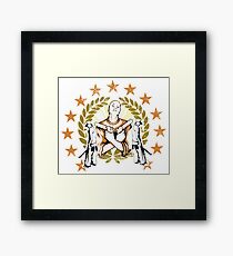 Gangster graphics Framed Print