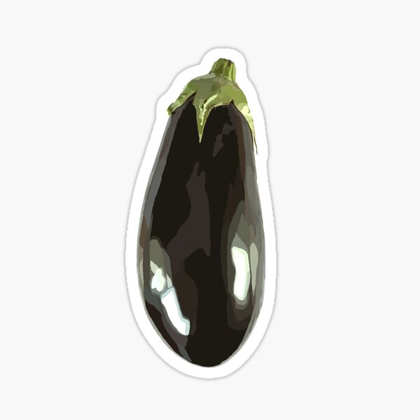 aubergine Sticker